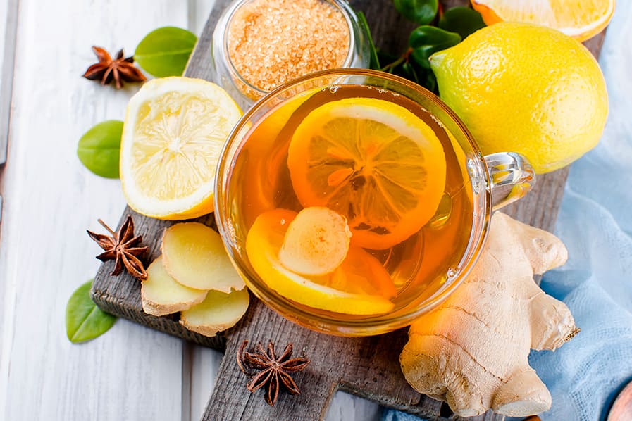 infusiones preparadas con agua mineral